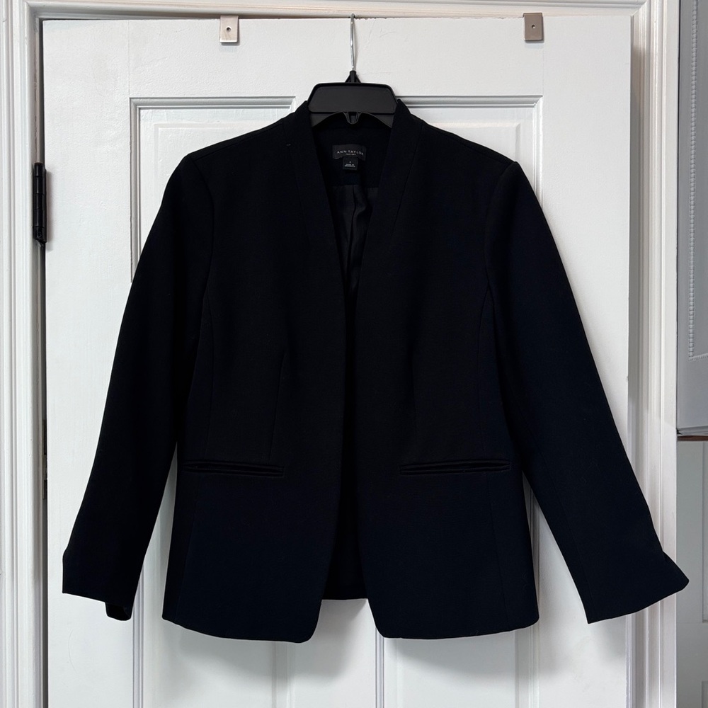 Ann Taylor Factory Elegant Black Blazer